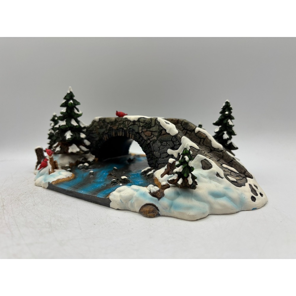 Department 56 1996 Vintage Village Mill Creek Bridge 52635 Retired - Picture 2 of 12